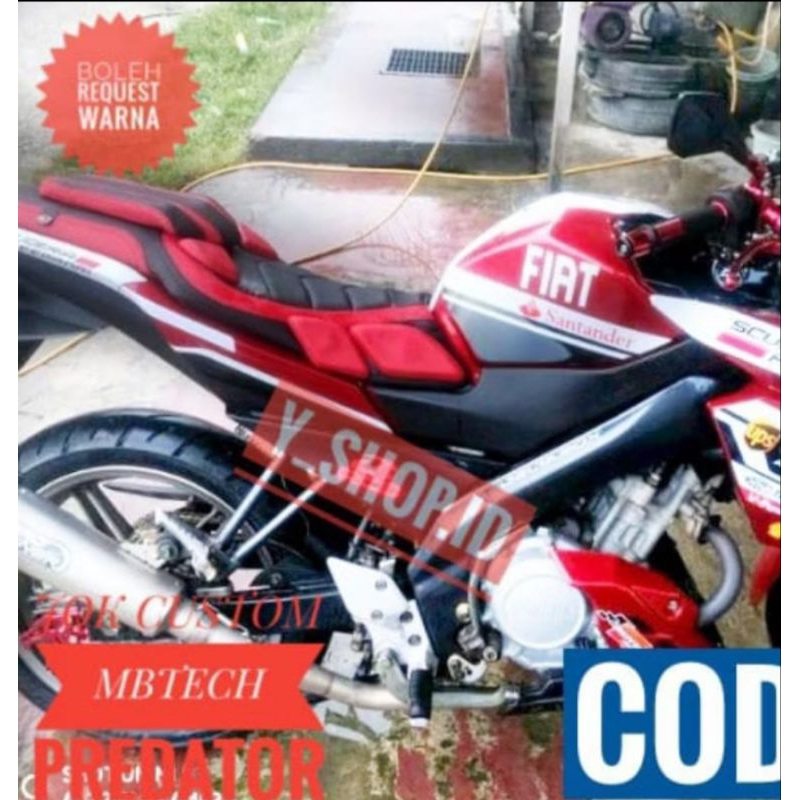 Cover Kulit Jok Vixion Old New Modifikasi Retro Predator Mbatech