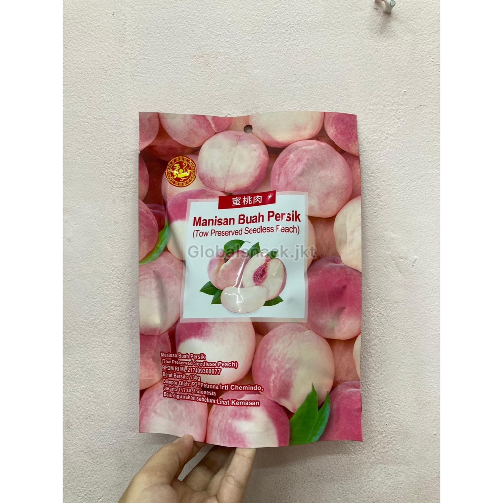 

CHEN LIANG JI MANISAN BUAH PERSIK - TOW PRESERVED