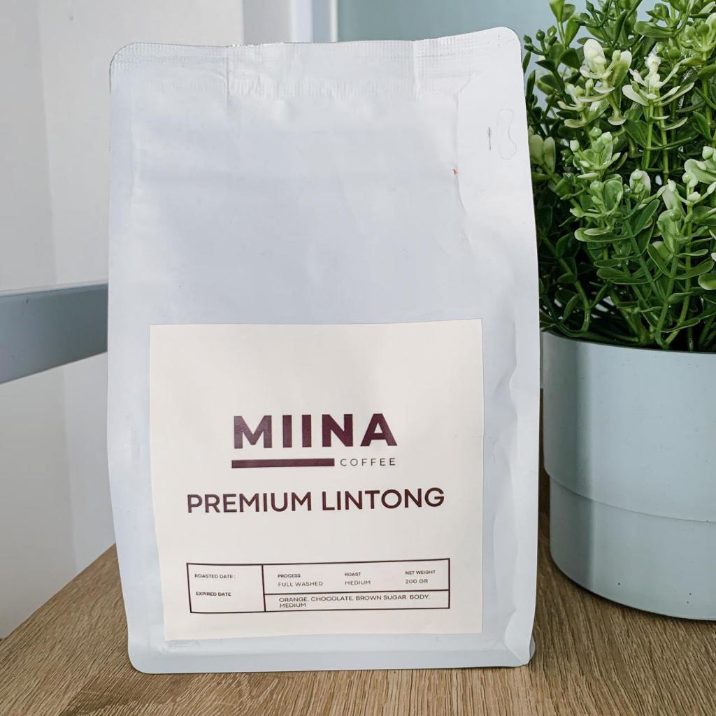 

Miina Coffee Biji Kopi 1 Kg Spesial Lintong Premium Roasted Bea