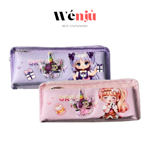 

Tempat Pensil Pulpen Kain Karakter Multifungsi Peralatan Sekolah Anakl