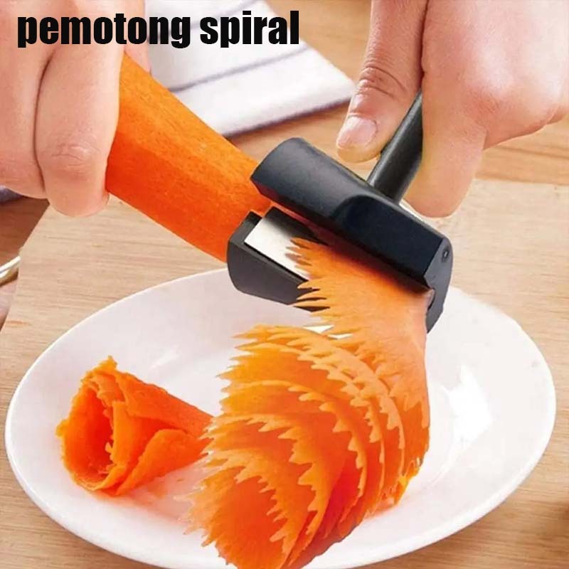 Kupas Wortel Serutan Sayuran Multifungsi Serutan Timun Wortel Berdikari Rautan Spiral