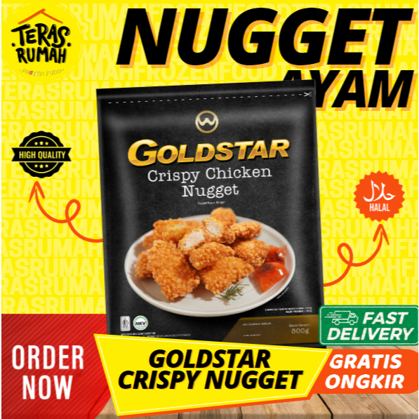 

GOLDSTAR - CRISPY BUBLE CRUMB CHICKEN/AYAM NUGGET 500gr