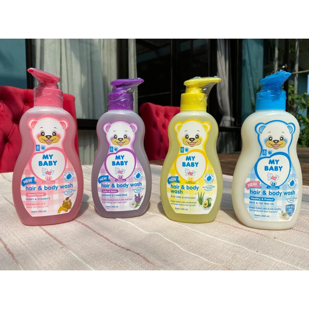MY BABY HAIR & BODY WASH 300 ML PUMP Sabun dan Shampoo