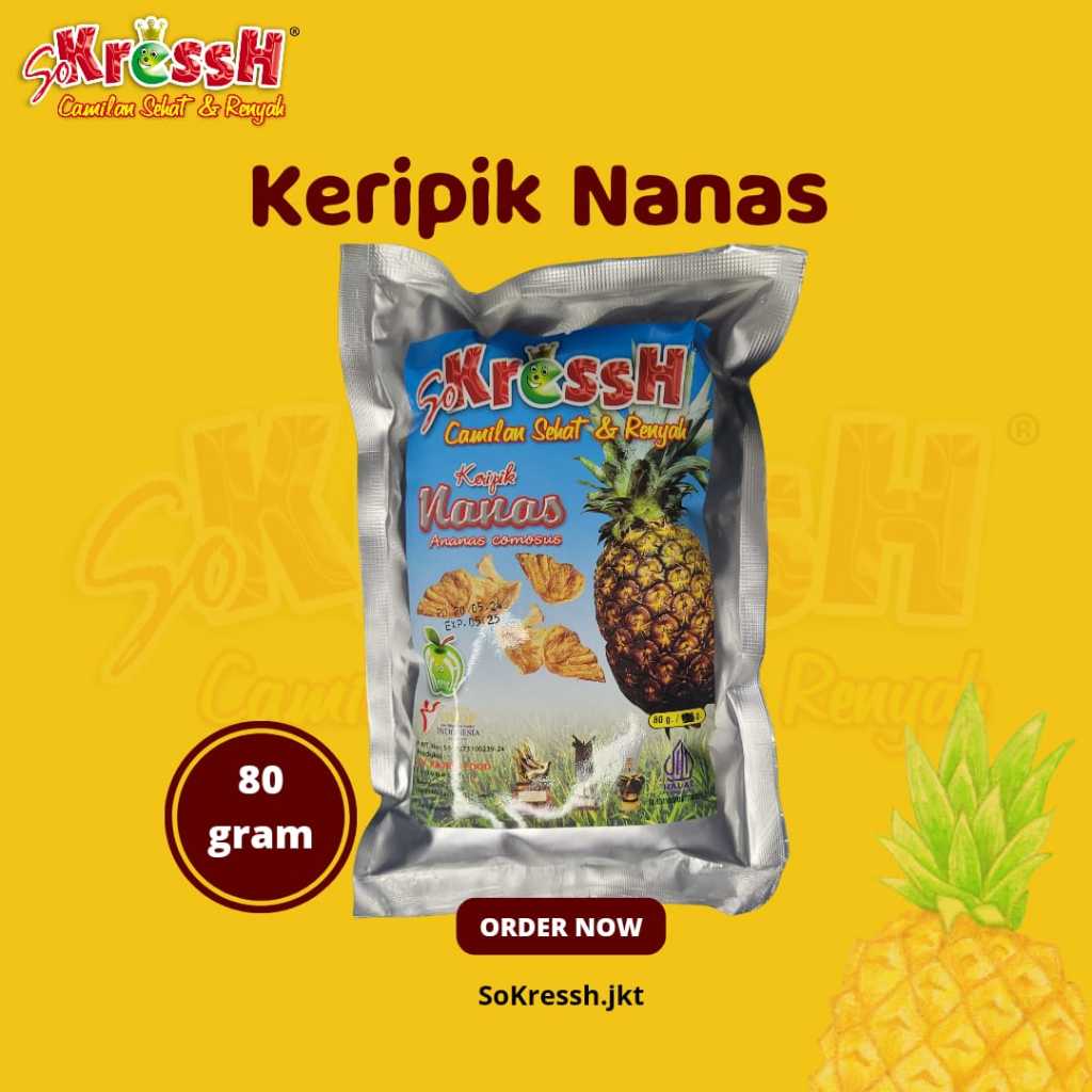 

Keripik Buah Nanas Sokressh