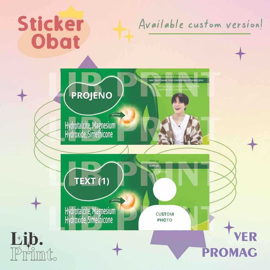 

STICKER PROMAG CUSTOM NCT EXO NCT DREAM NCT 127 WAYV BTS TXT ENHYPEN SEVENTEEN FREEBIES KONSER