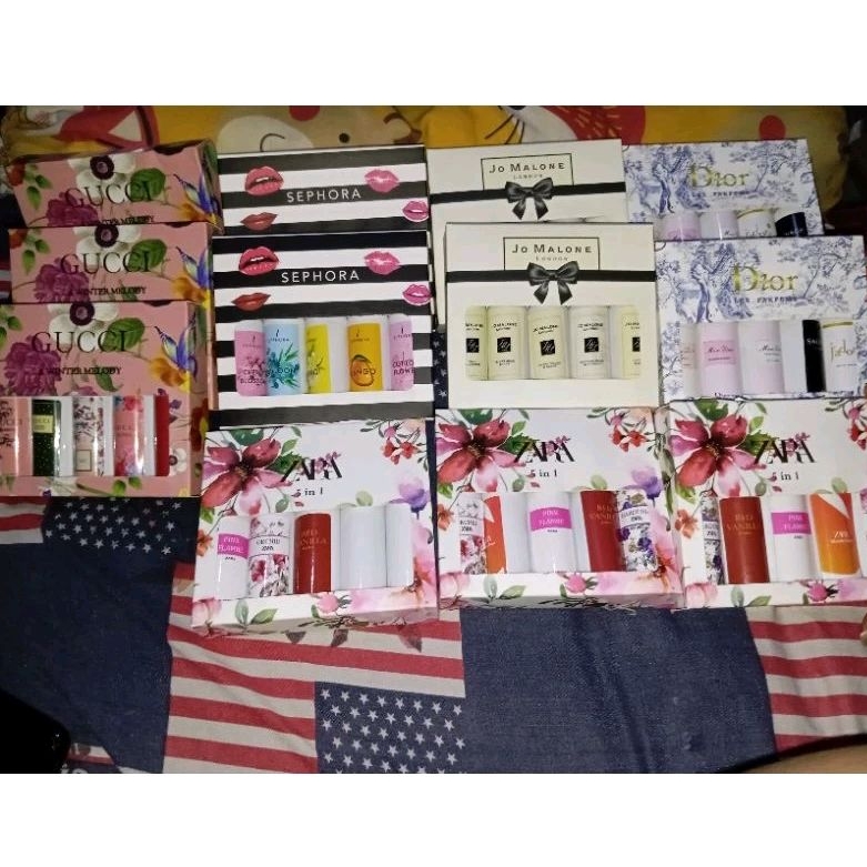 Parfum Branded Gift Set 5 IN 1 Travel Size 1Box Isi 5 Pcs x 30ml