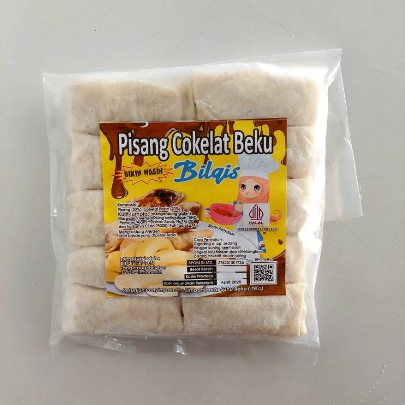 

Pisang Cokelat isi 10