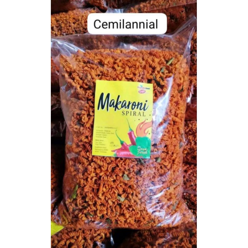 

Makaroni Spiral & Bantet pedas gurih daun jeruk1ball 1kg 30000