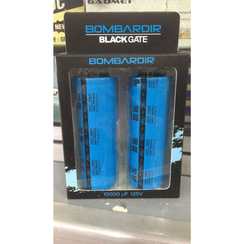 2x capasitor elco 10.000 / 125V BGR BELL