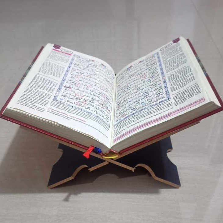 Piyugardening Rekal Al Quran - Tempat Al Quran - Dudukan Al Quran - Tatakan Al Quran - Rekal Motif