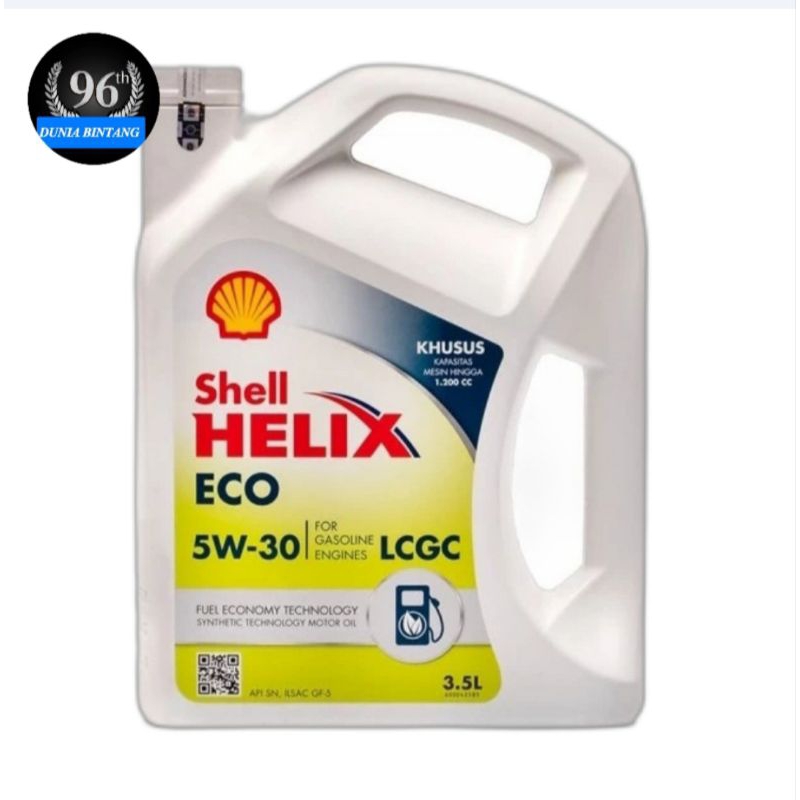 Oli Mesin Mobil LCGC Shell Helix ECO 5W-30 (3.5L)