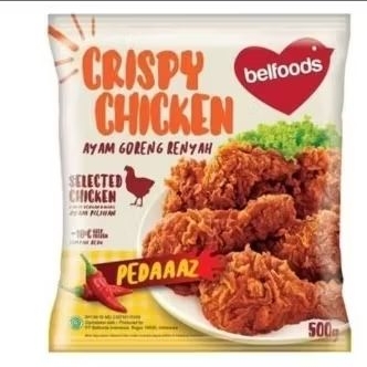 

Ayam Crispy Pedas Belfoods 500gr CRISPY CHICKEN BELFOODS PEDASSSSS