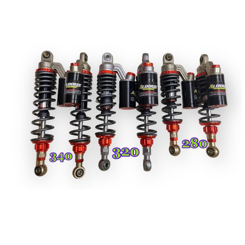 Shockbreaker double tabung ALDOUS RACING rxking supra revo tiger nmax pcx nouvo jupz vega aerox lexi