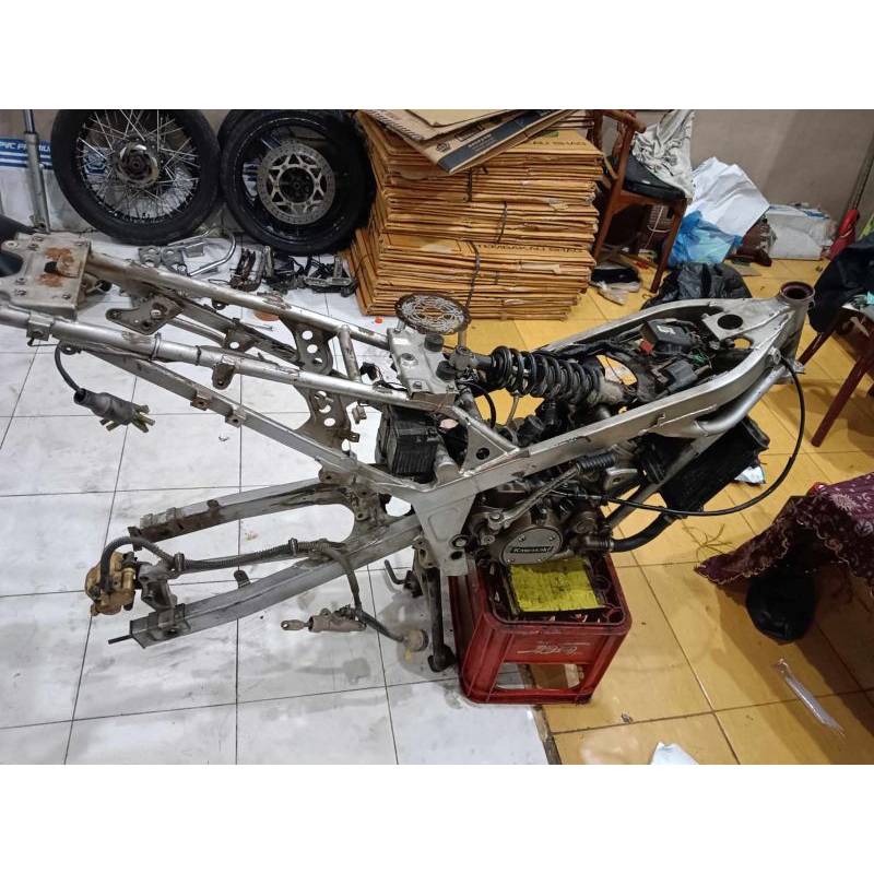 MESIN NINJA SET DAN RANGKA SS 8PKB