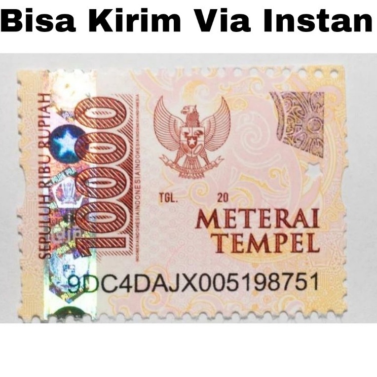 

Dipesan ya Meterai 1 Asli
