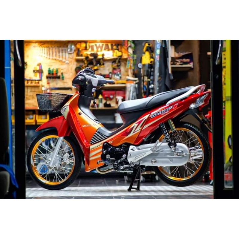 striping wave 125 stiker Supra x 125