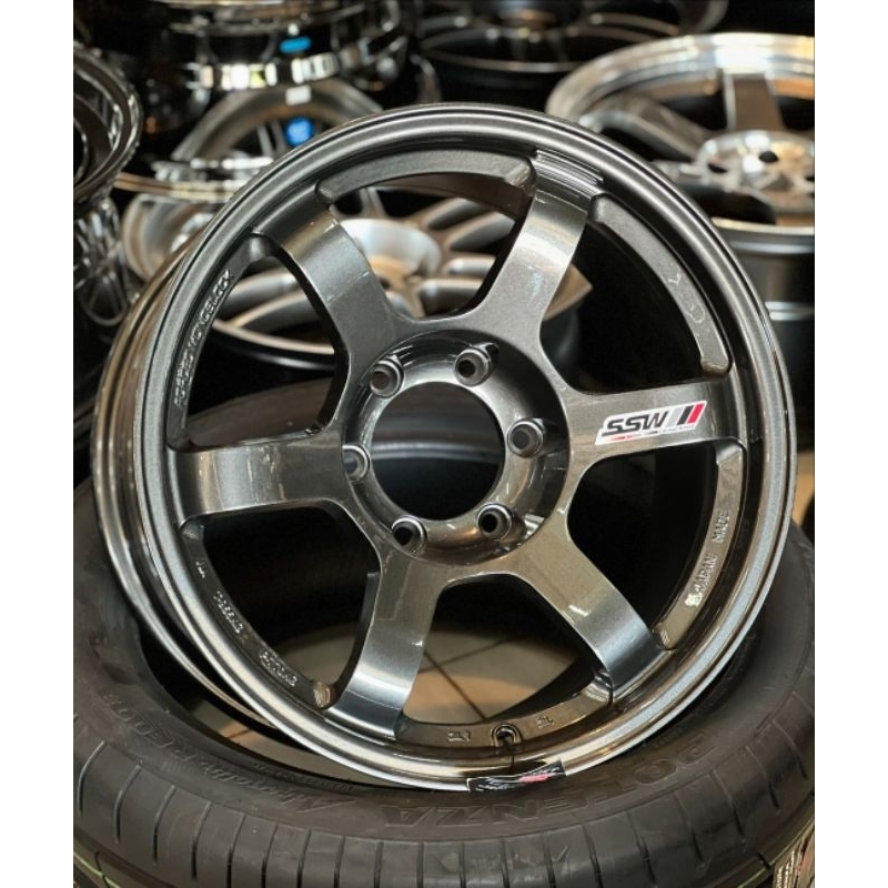 velg racing mobil 18 TE37 ORIGINAL SSW THAILAND velg racing mobil r18 velg racing Pajero Fortuner tr