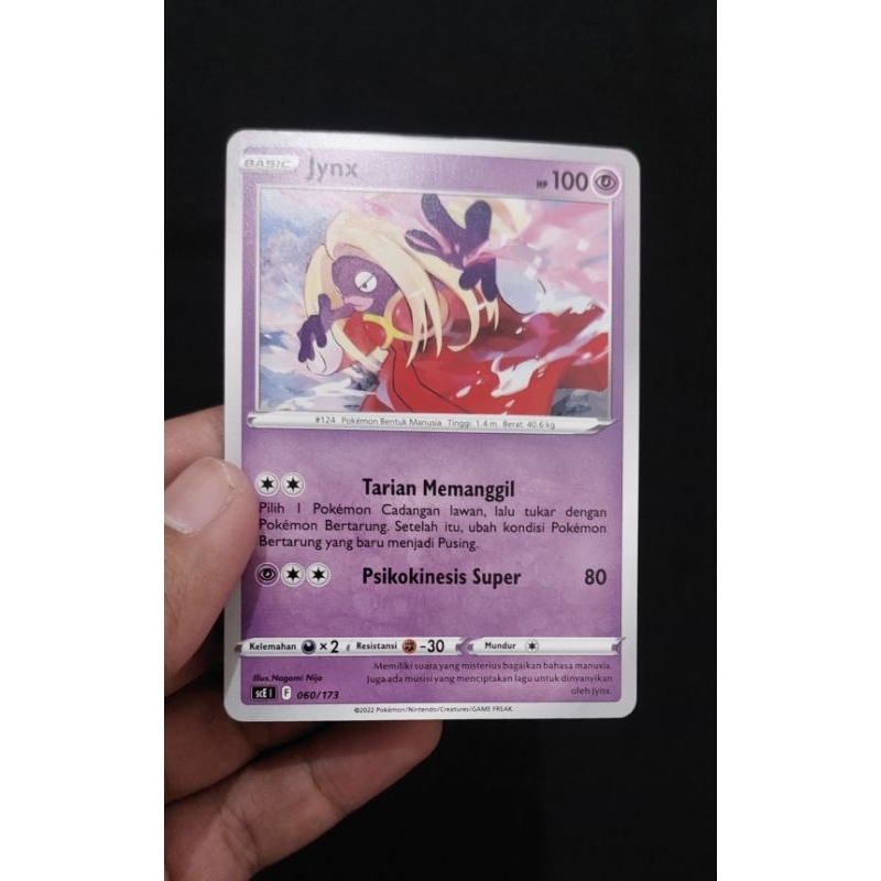 TCG Pokemon Indonesia Jynx 60/173 Kartu Pokemon Indonesia