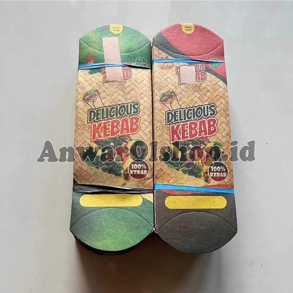 

Kemasan Kebab 3D Ukuran 24 x 9 cm Dengan Tarikan Isi 100 pcs