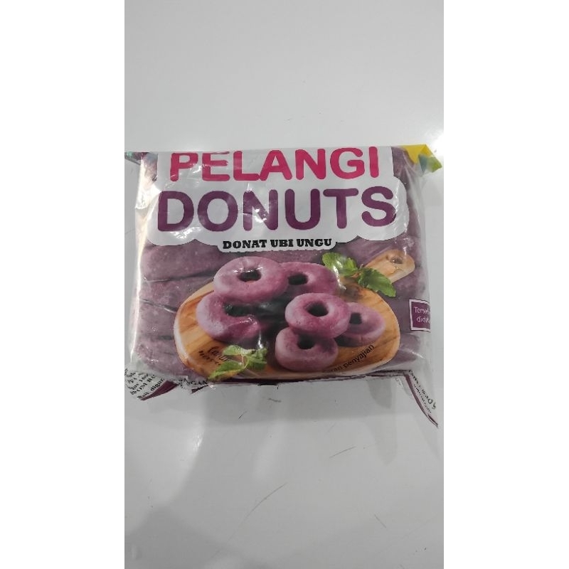 

pelangi donuts ubi ungu