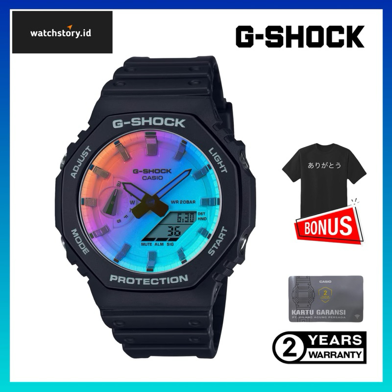 Jam Tangan Analog Pria Casio G-Shock GA-2100SR-1ADR