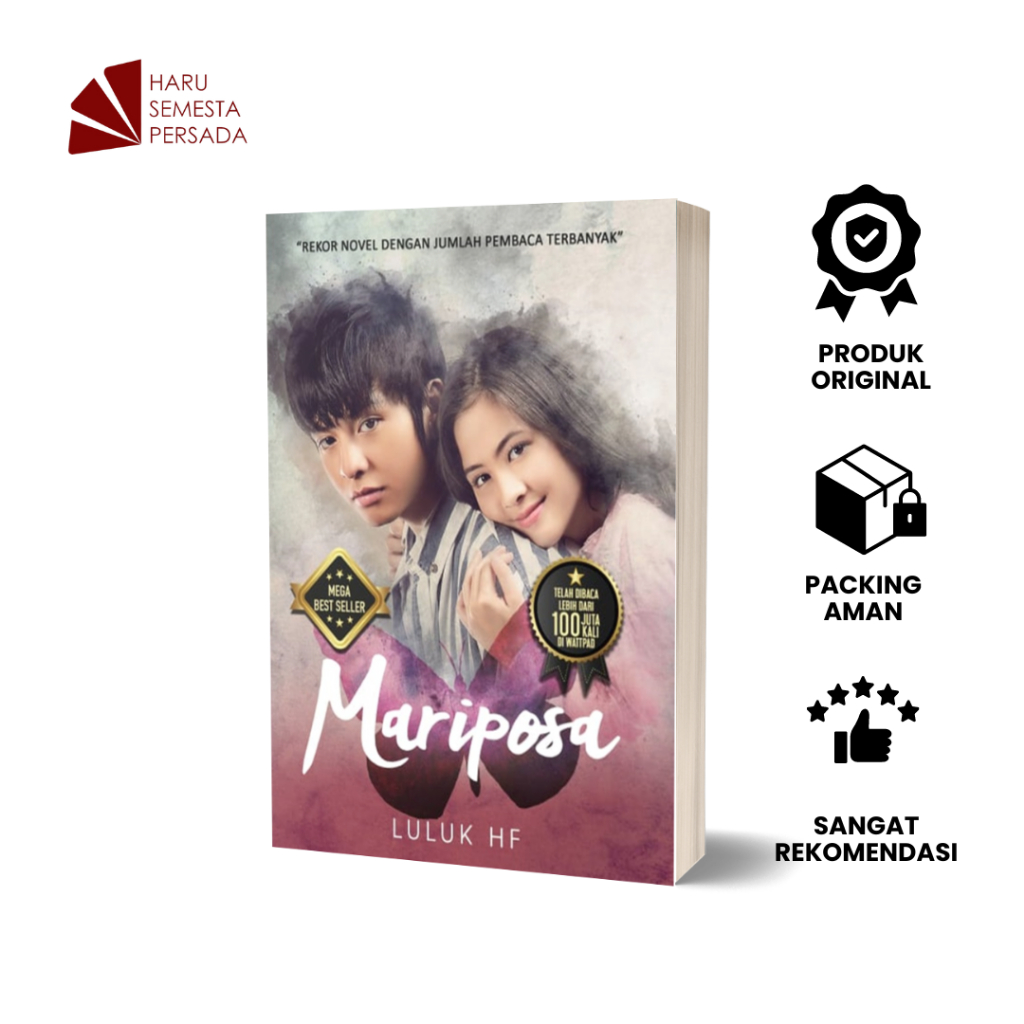 NOVEL MARIPOSA (JACKET COVER FILM) - Luluk Hf