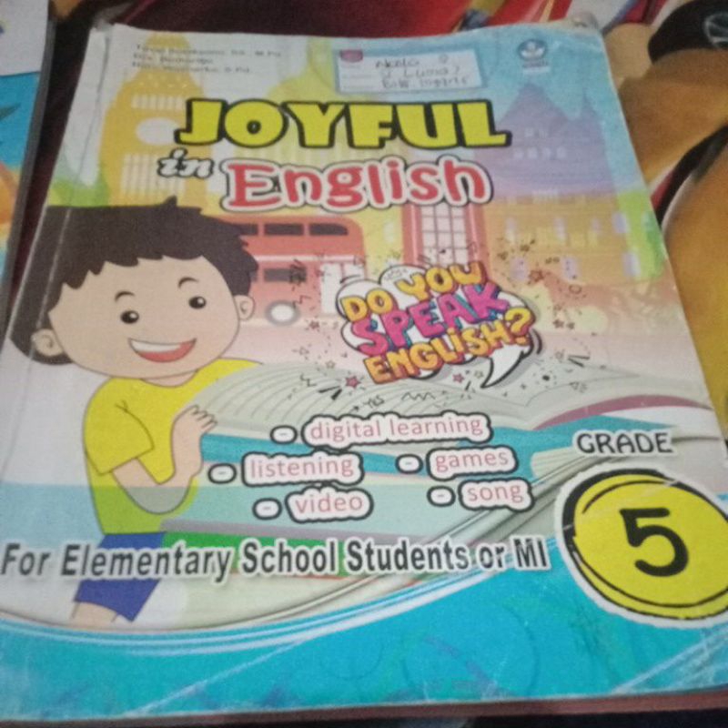Buku Bahasa Inggris kelas 5 SD Kurikulum Merdeka bekas