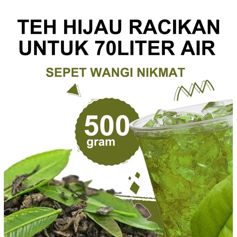 

TEH HIJAU RACIKAN 500GRAM UNTUK 70LITER AIR MIRIP Chatramue ORI Green Tea