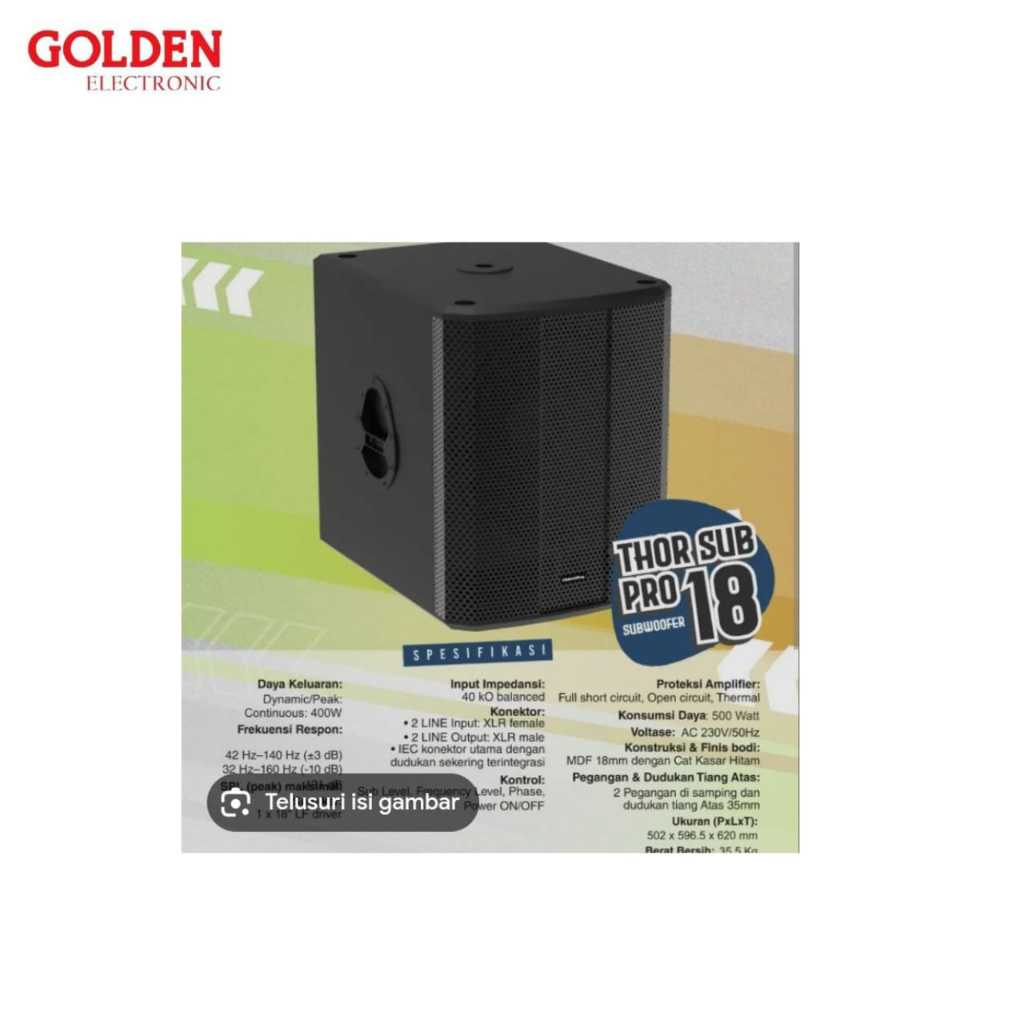 SUBWOOFER  THOR 18' HE FIDELITY