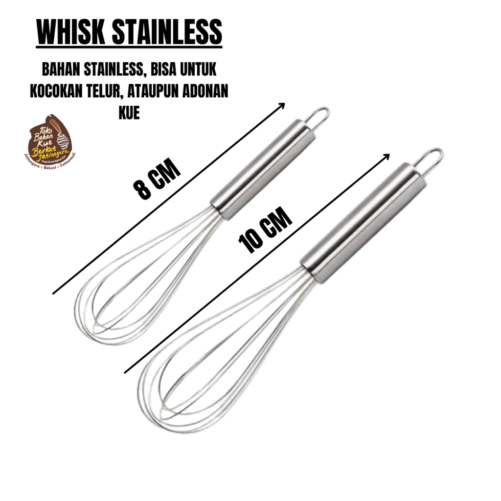 WHISK STAINLESS / KOCOKAN TELUR STAINLESS / WHISK STAINLESS ALL VARIAN