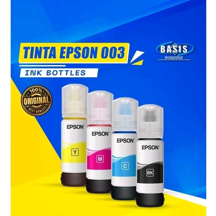 Tinta Epson Original 003 Set 4 Warna/Epson L3110,L3210,L3101