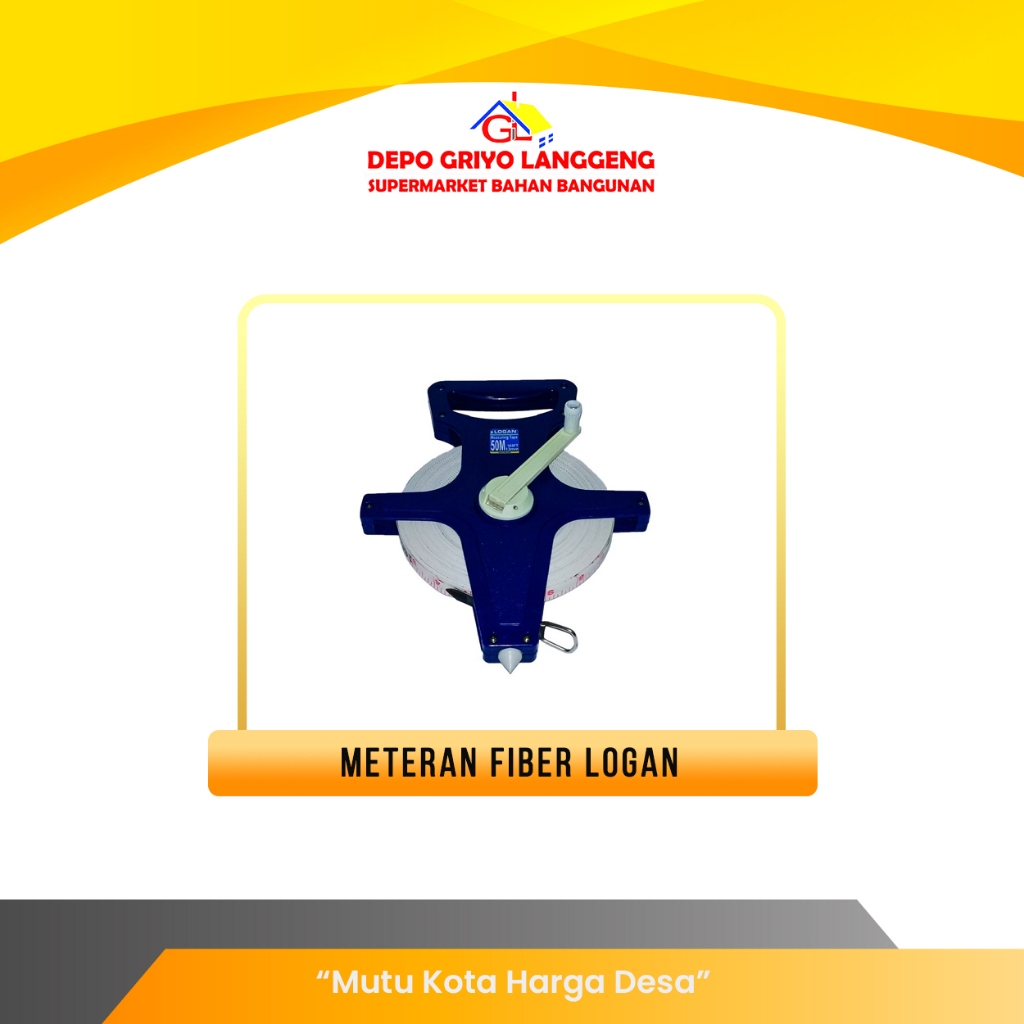 METERAN FIBER LOGAN (METERAN GULUNG, METERAN ROL)