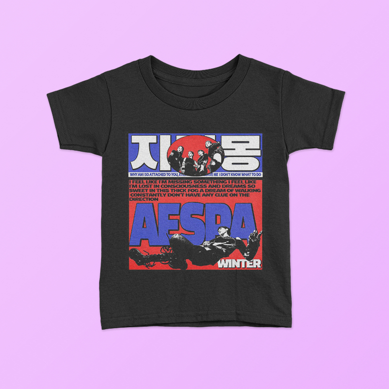 KAOS BAJU ANAK AESPA KPOP KOREAN KOREA GIRLBAND WINTER | TSHIRT DISTRO BABY KIDS TEE / BAYI ANAK HIT
