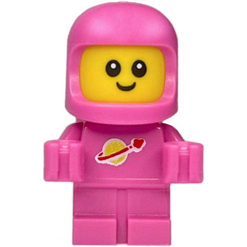 LEGO minifigure Spacebaby Classic Space Dark Pink col442