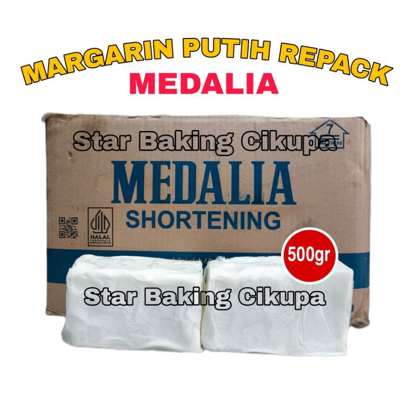 

MARGARIN PUTIH MEDALIA REPACK 500gram Curah