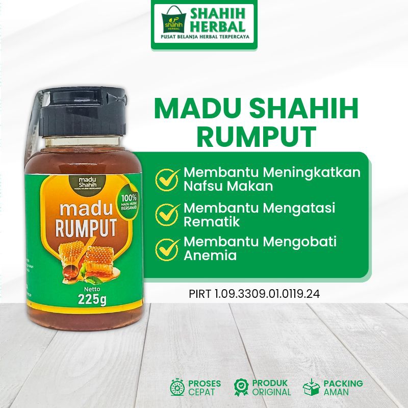 

Madu murni nektar bunga rumput