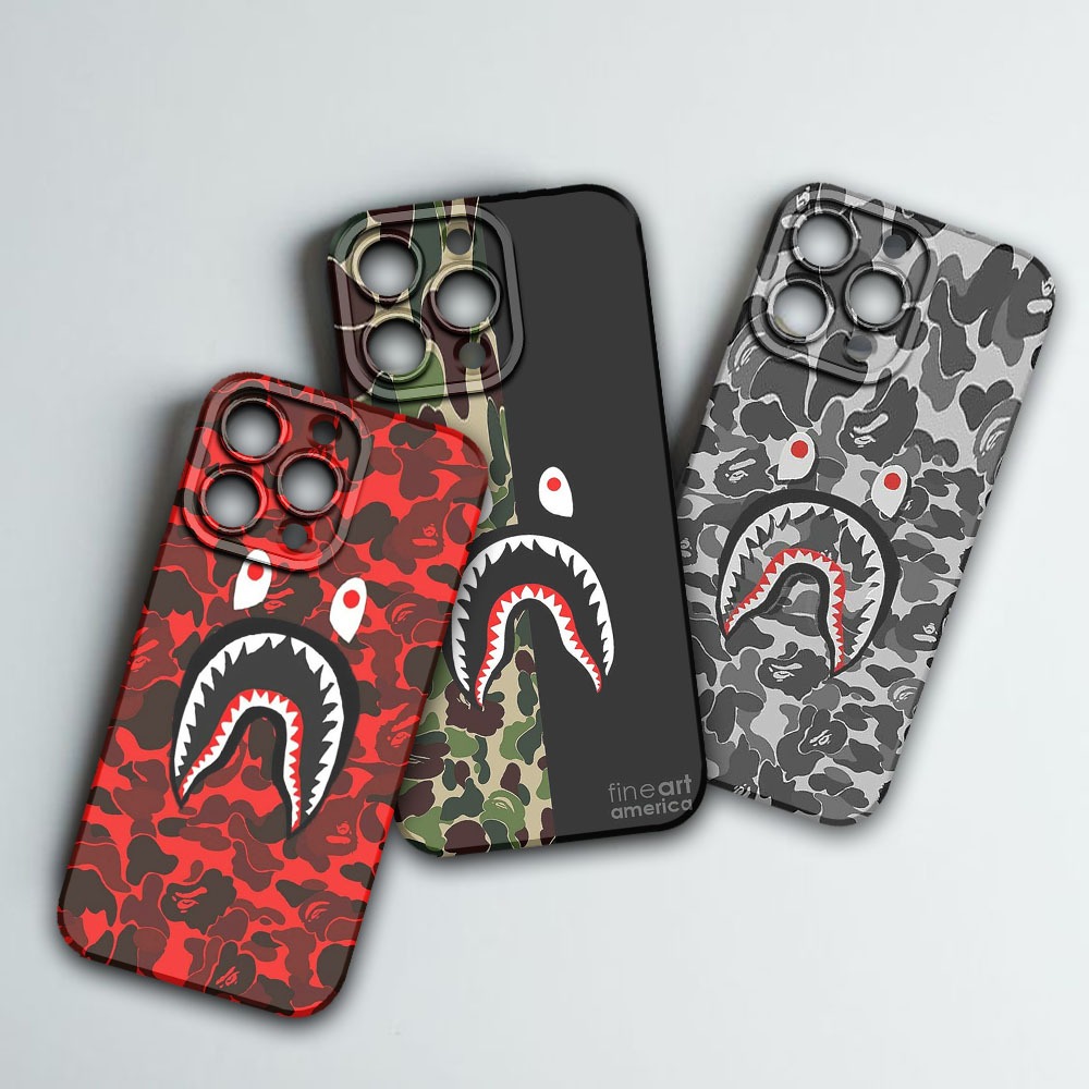 ALL TYPE CASE MOTIF BAPE UNTUK IPHONE 6 IPHONE 7/8 IPHONE X/XS IPHONE MAX IPHONE 11 IPHONE 12 IPHONE