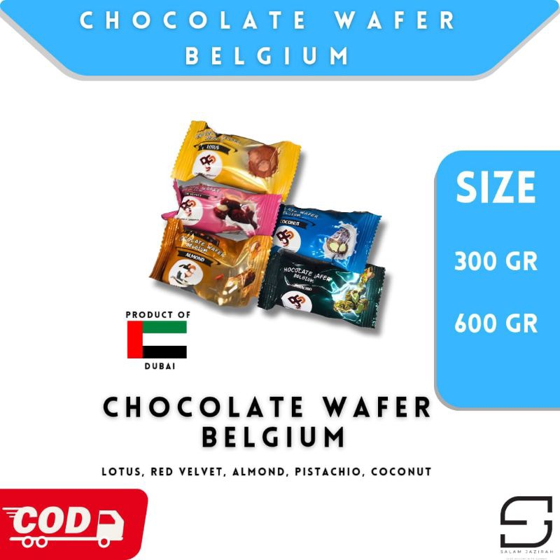 

Chocolate Wafer Belgium || Coklat Premium || Oleh-oleh haji & umroh || Coklat Saudi Premium || Coklat Lezat || Coklat Viral || Coklat BestSeller