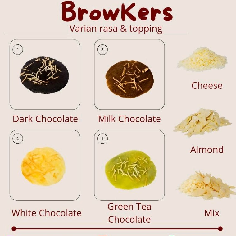 

BROWKERS PER TOPLES, BROWKERS (BROWNIES CRACKERS)