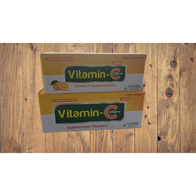 VITAMIN C 50MG, 250MG AFI