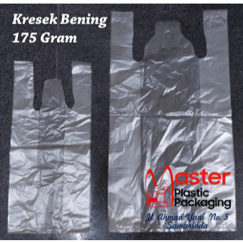 Kantong Plastik Bening / Kresek Bening Aneka Ukuran - 1 Pak