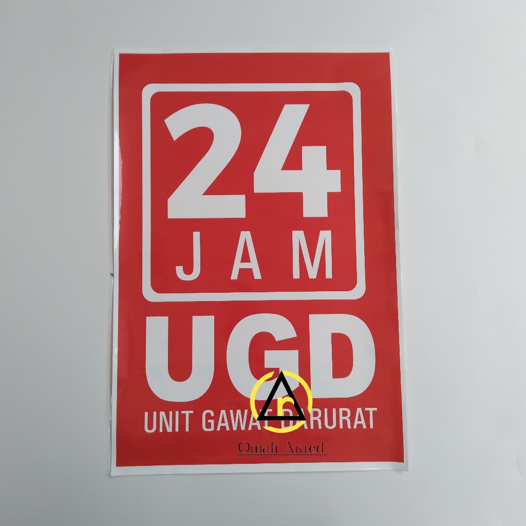 

Stiker UGD 24 Jam - Unit Gawat Darurat