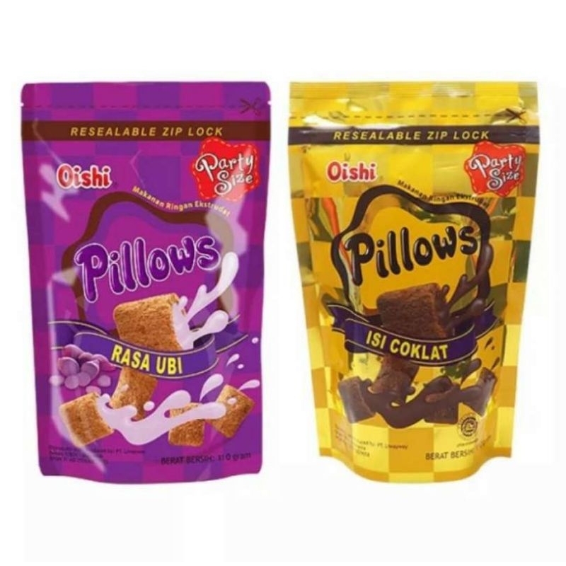 

Oishi Pillows Cokelat/Ubi 100 gr - Ubi