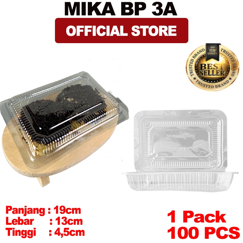 MIKA PLASTIK KUE 3A / MIKA 3A ISI 100 PCS