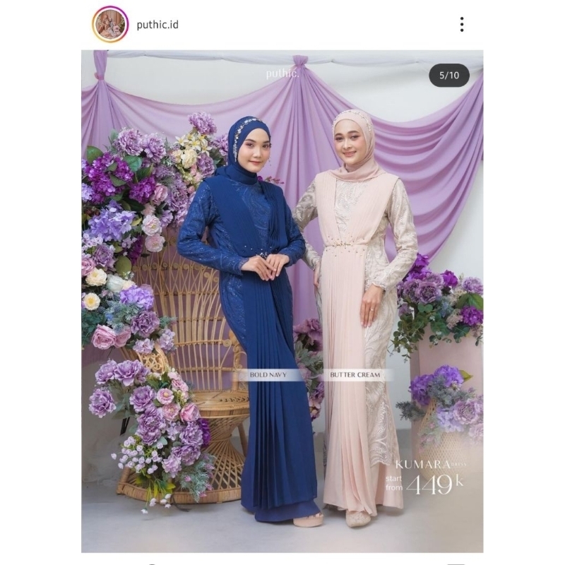 Preloved Dress Kumara by Puthic (Mermaid dress)