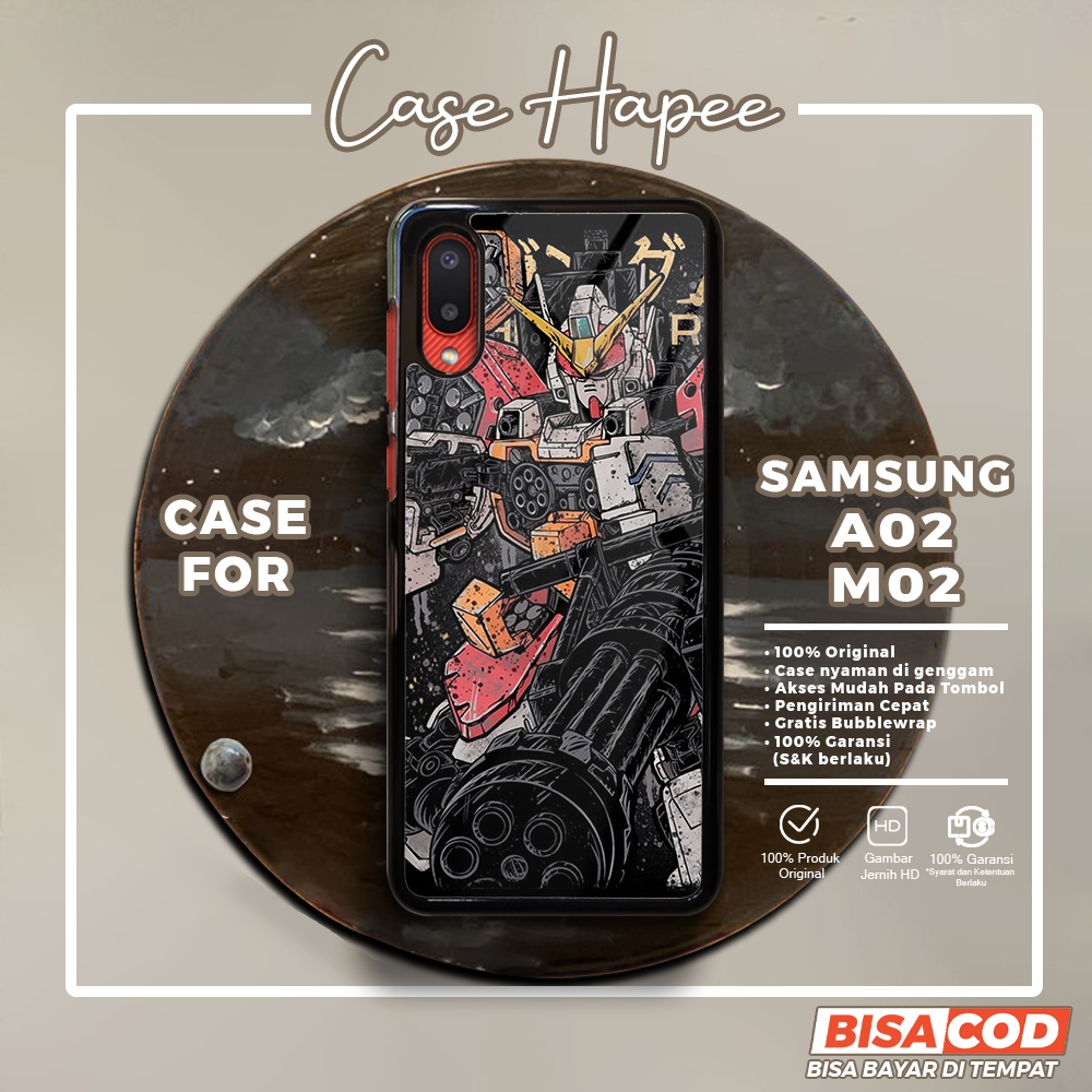 Case Samsung A02 M02 Casing Samsung A02 M02 [GNDM] Casehapee Case Glossy Case Aesthetic Custom Case 