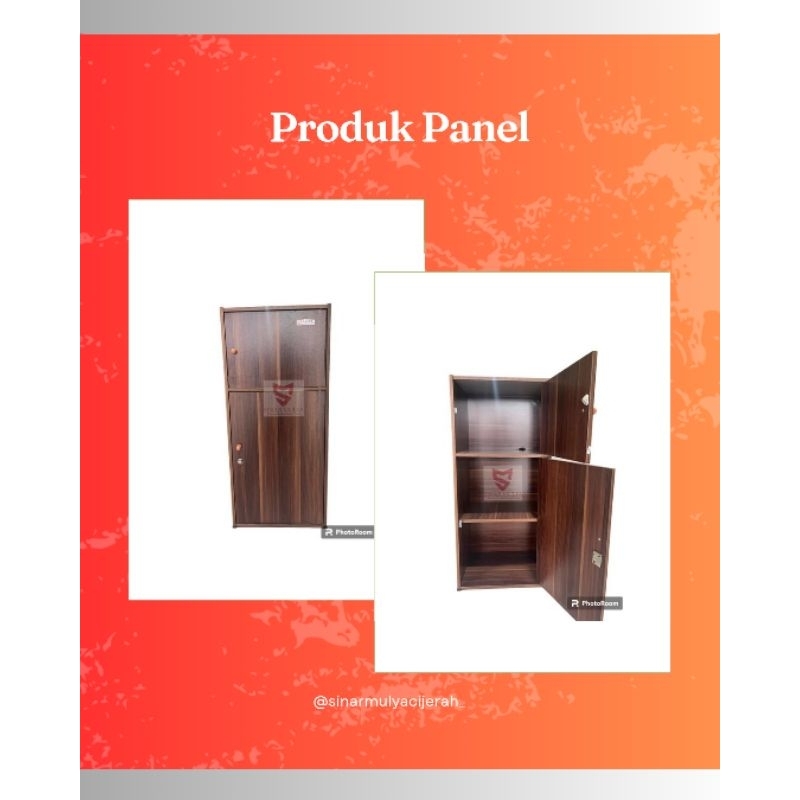 {SINARMULYA17} LEMARI KAYU RAK BUKU KAYU RAK BUKU SUSUN 3 RAK SERBAGUNA KAYU LOKER KAYU LEMARI SEPAT