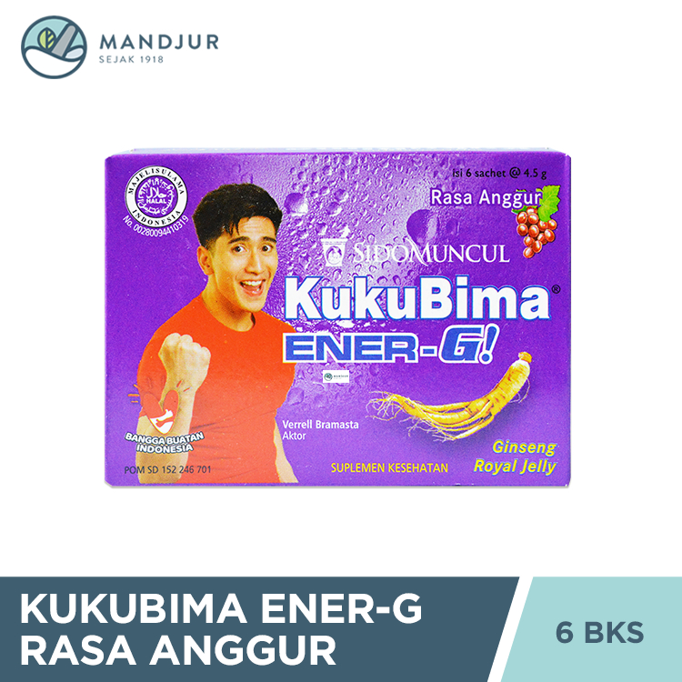 

KukuBima Ener-G Anggur 6 Sachet