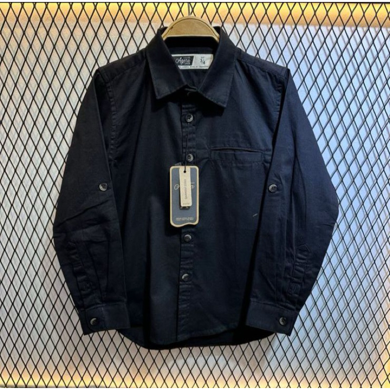 KEMEJA AGERA JUNIOR WARNA HITAM