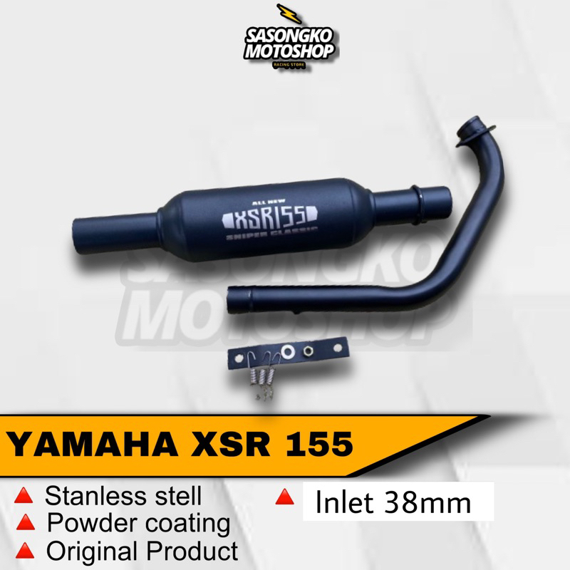 KNALPOT KENALPOT YAMAHA XSR 155 SNIPER RACING EXHAUST CLASSIC SERIESS